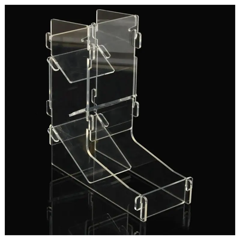Acrylic Transparent Prism Gaming Dice Towers Toy DIY Board Game 175X155X62mm | Спорт и развлечения