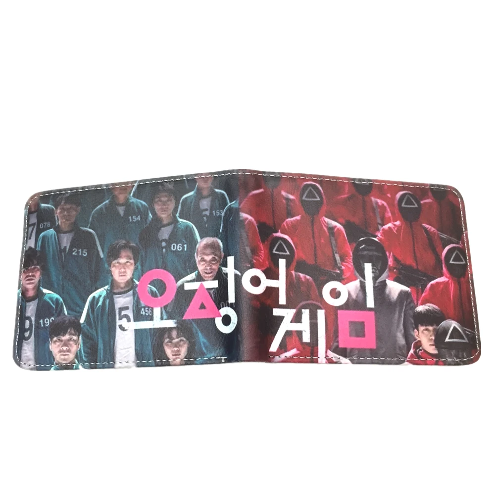 Новые мужские и взрослые Короткие Кошельки для косплея игра кальмар двойного