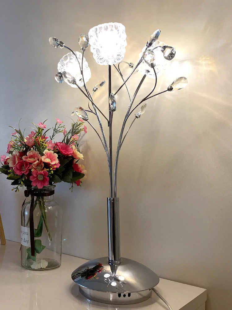 Современная светодиодная Хрустальная настольная лампа Abajour Новое поступление