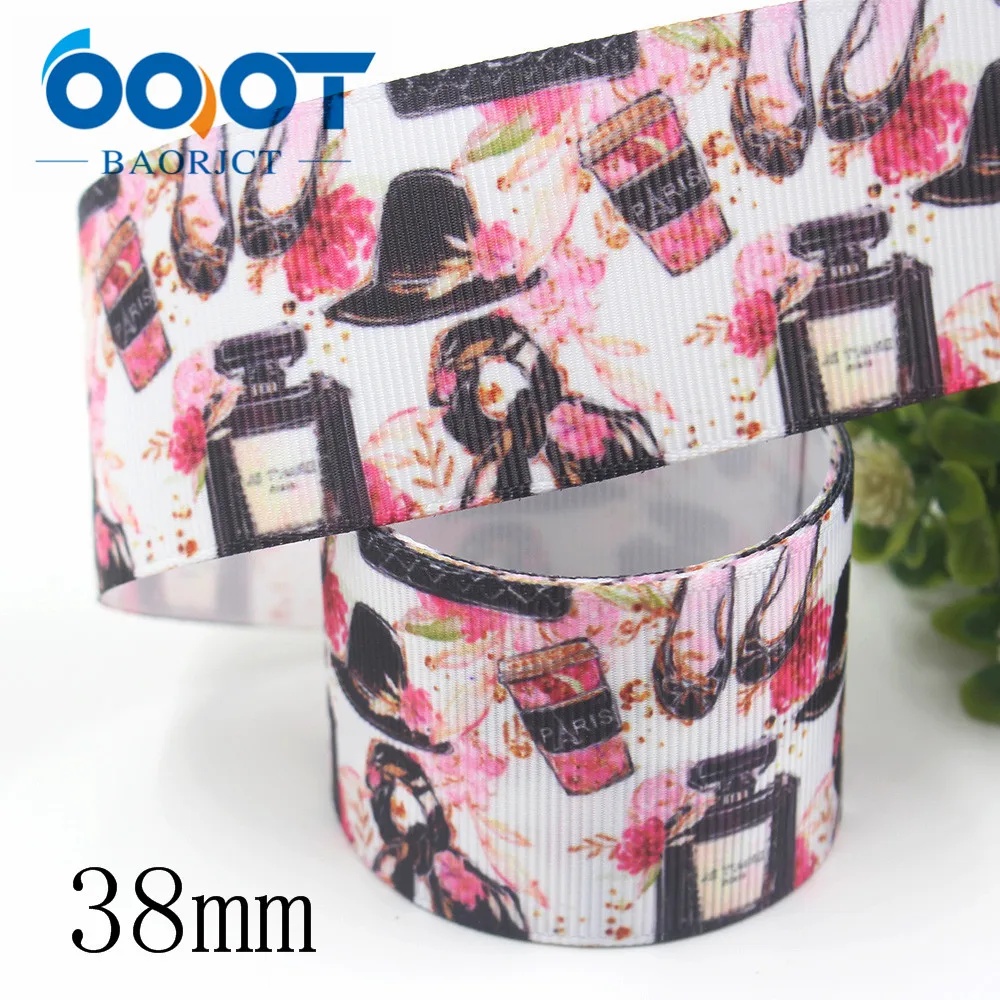 Корсажная лента OOOT BAORJCT I-191121-2544 38 мм 10 ярдов с цветочным рисунком принтом для