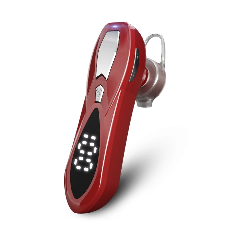 Беспроводная Bluetooth гарнитура V5.1 цифровой емкости с микрофоном Хэндс фри