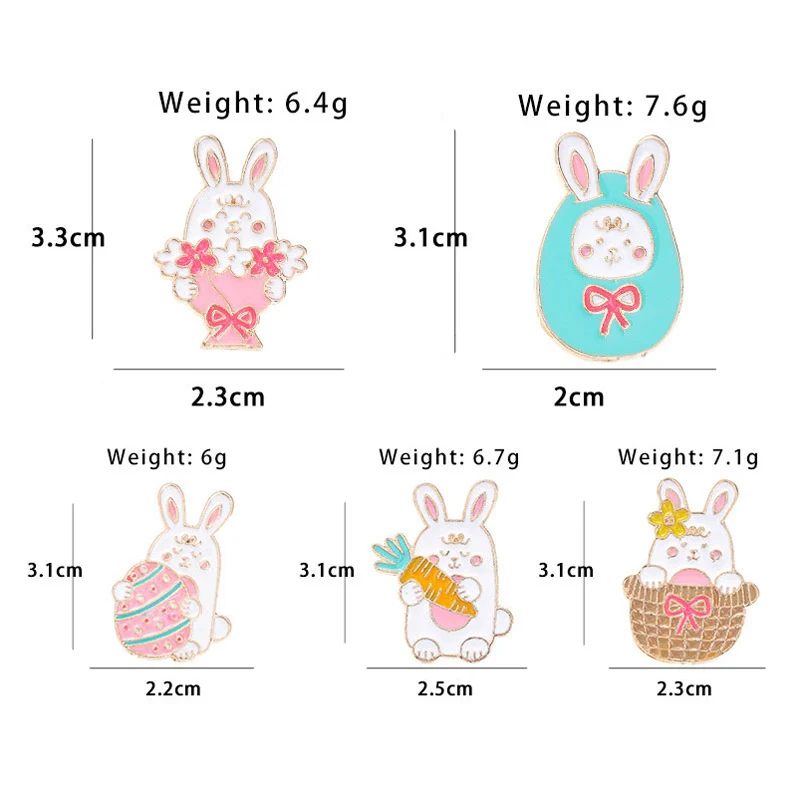 Креативная мультяшная булавка для воротника в виде животных девочек Милая брошь