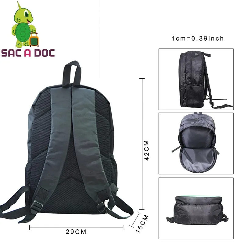 

Hot Sale School Bag 16 Inch Boys Girls Backpack Mochila Superzings 3D Printed Backpacks Outdoor School Bag Teenagers Gift Bags