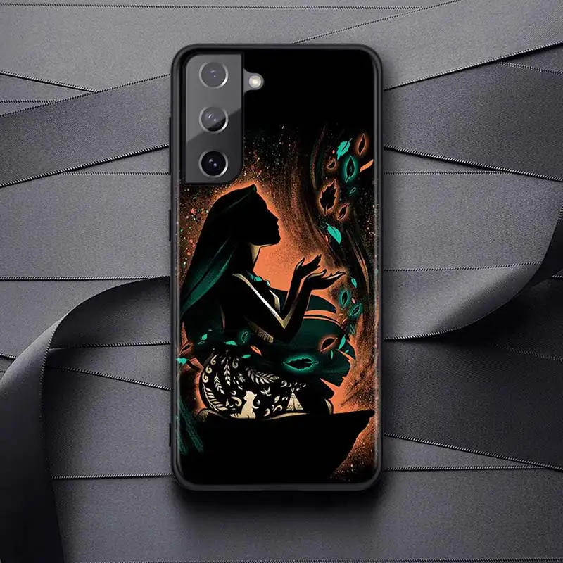Villain Disney Princess For Samsung Galaxy S22 S21 S20 Ultra Plus Pro S10 S9 S8 S7 4G 5G silicone Soft Black Phone Case