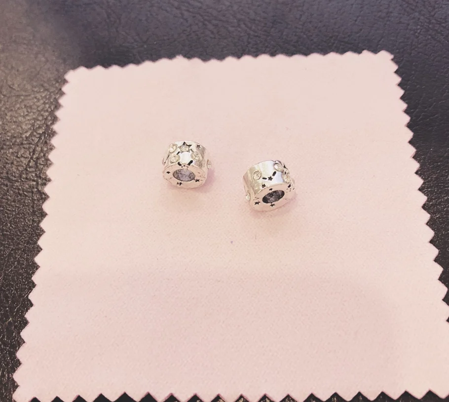 Новый серебряный цвет белая звезда (не зажим) Diy бисер Подходит для Европейского