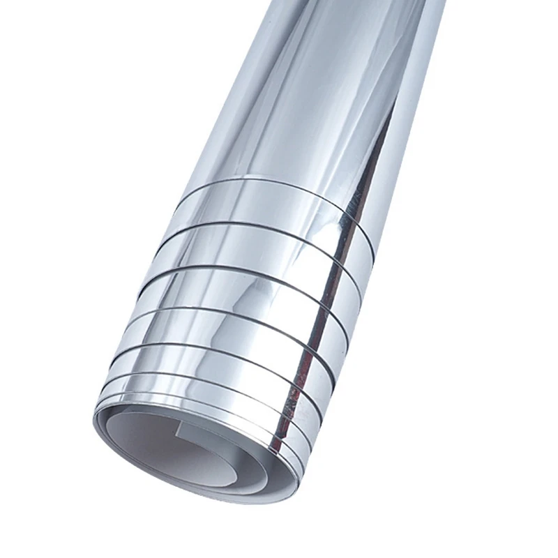 Зеркальная Настенная Наклейка прямоугольная самоклеющаяся декорация для