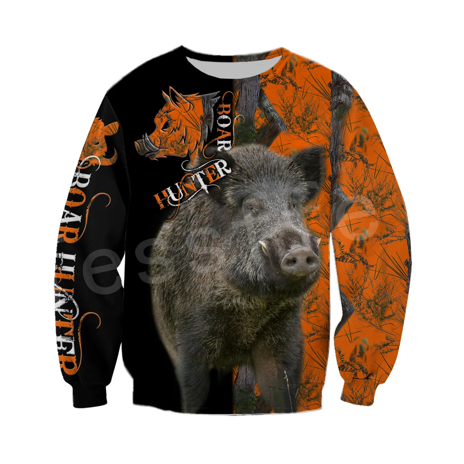 Tessffel Newest Boar Hunter Animal Hunting Camo Tattoo 3DPrint Pullover Newfashion streetwear Zip/Sweatshirts/Hoodies/Jacket N10 | Мужская