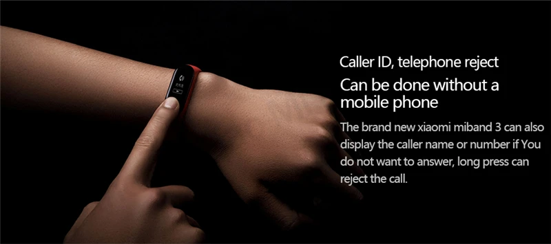 Origina Xiaomi mi Band 3 Смарт-Браслет фитнес-браслет mi Band 3 сенсорный экран частота сердечных сокращений смарт-браслет для Android IOS