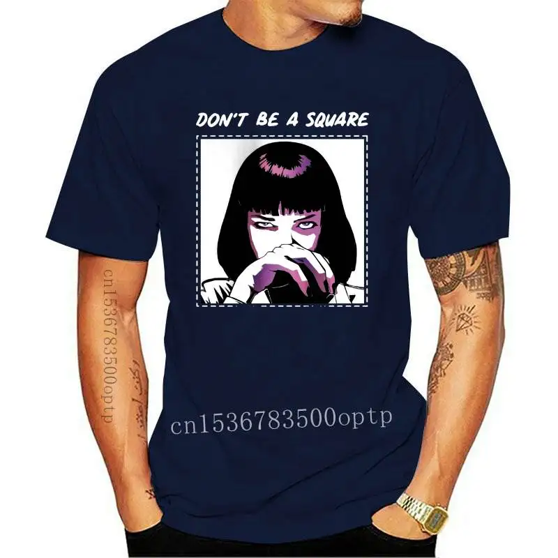 

Новинка, Мужская футболка унисекс в стиле криминальной фантастики с принтом Uma Wallace, брендовая футболка 2021, мужские крутые футболки с коротк...