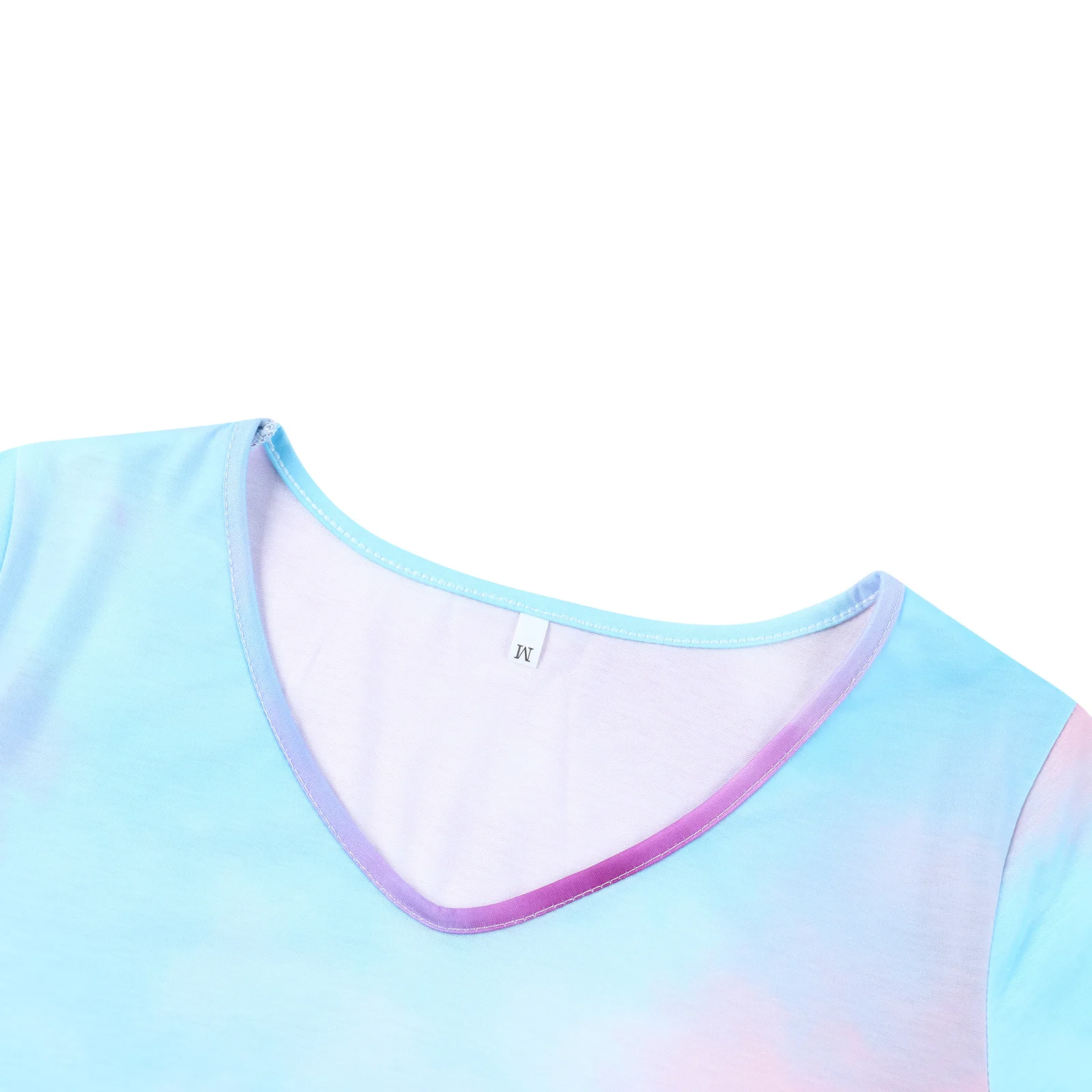 

Plus Size Tie Dye Women Casual Loose Dress O Neck Short Sleeve Female Fashion Summer Short Dresses 2021 New