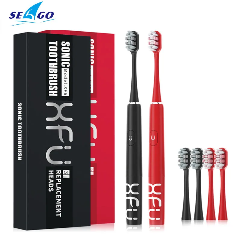 

Seago 2021 Newest Sonic Electric Toothbrush 24000 Times/Min Vibration Stronger Clean 2 Mins Timer AA Battery Power Tooth Brush