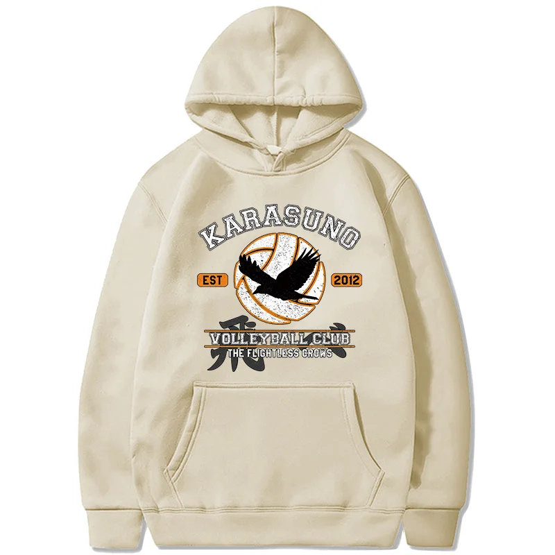 

Haikyuu Hoodies Men Streetwear Karasuno Fly High Graphic Sweatshirts Japanese Anime Hoodie Harajuku Clothes Tracksuit Women Tops