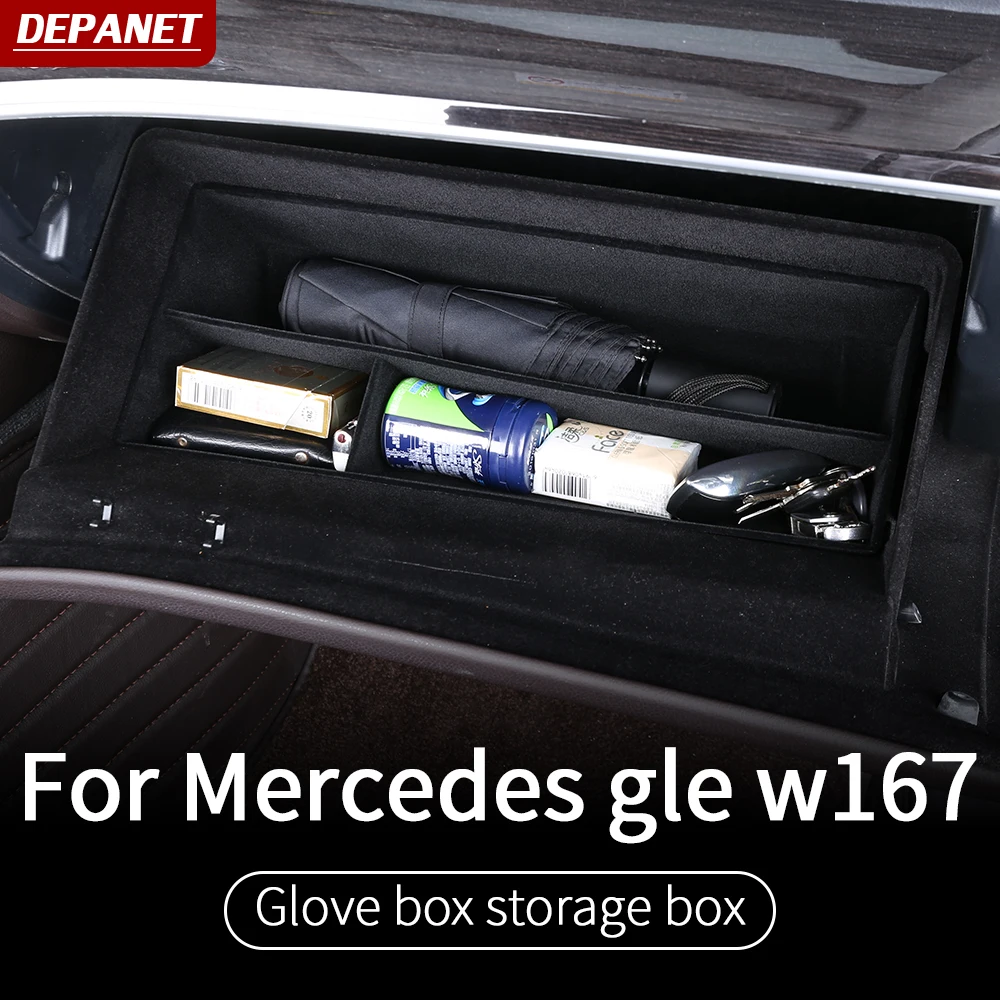 Бокс для хранения перчаток Mercedes gle w167 gls x167 carbon 2020 350/amg 450 500e amg ixter.com|Наклейки салона