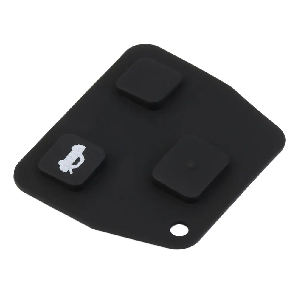 

1pc Replacement 3 Button Rubber Remote Key Push Pad for Toyota/Avensis/Corolla/Lexus/Rav4 3 Button Remote Key Fob Free Shipping