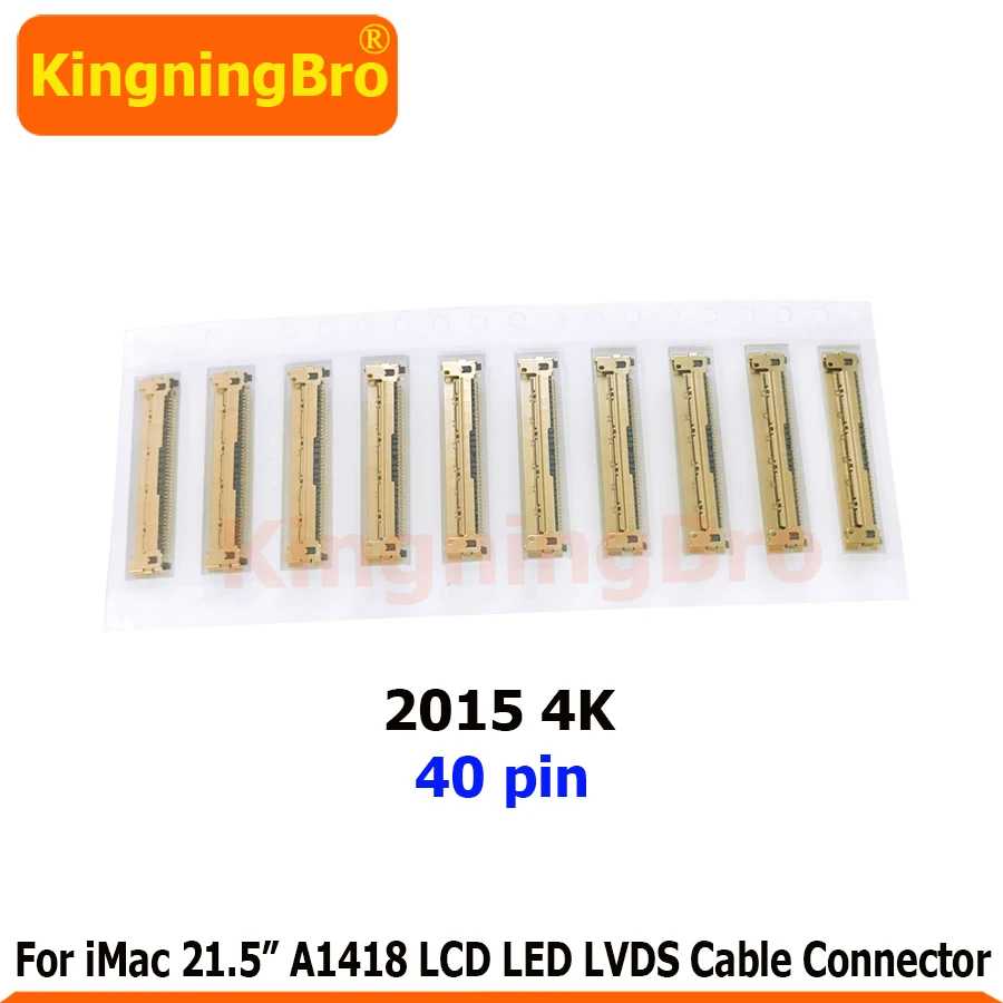 Новый ЖК светодиодный кабель LVDS Для iMac 21 5 &quotA1418 Late 2015 Retina 4K 40 Pin|Компьютерные
