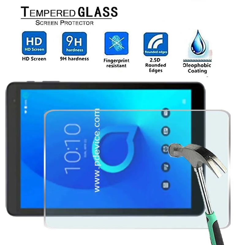 Для Alcatel 1T 10 -Premium Tablet 9H Закаленное стекло Защитная пленка защитная крышка |