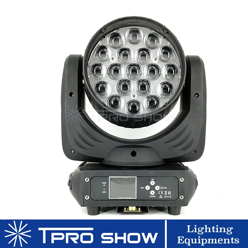 Lyre Wash 19x15W Zoom Moving Head DMX сценическое освещение эффект RGBW Wash цвета профессиональное оборудование для диджея для свадебного клуба лазерное шоу
