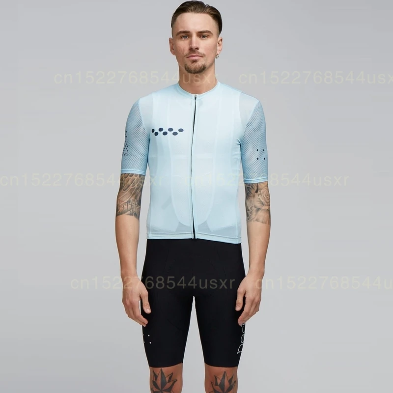 Мужская велосипедная рубашка с коротким рукавом и сеткой pedla areo для езды на