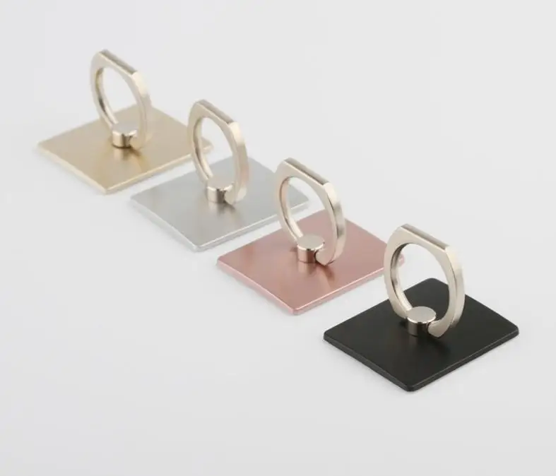 

Portable Ring Shape Mobile Phone Holder 360° Horizontal and Vertical Revolved Safe and Non-toxic Design Fashion Concise Round