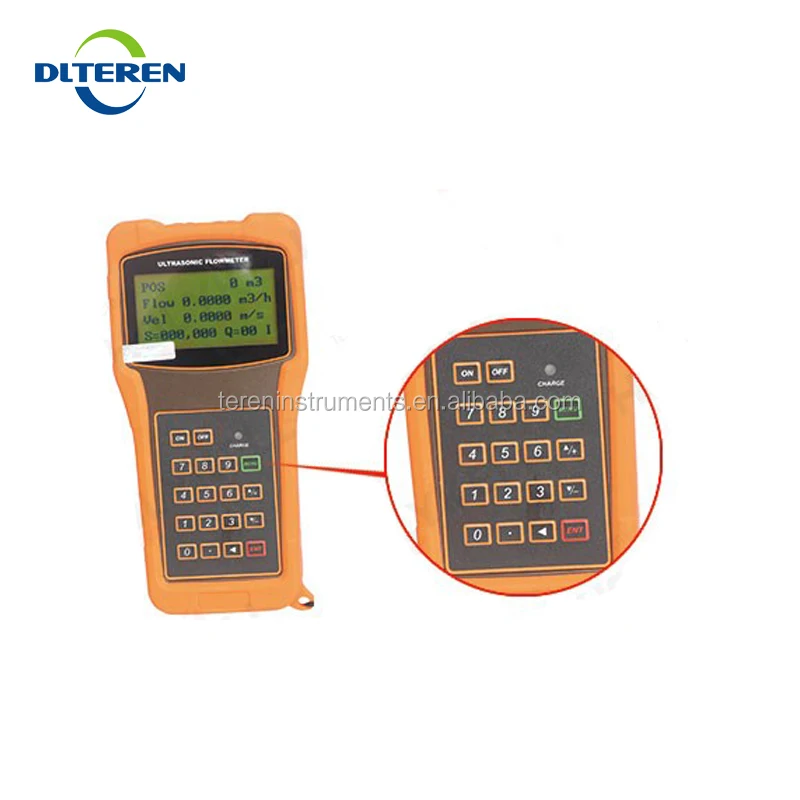 

Portable low ultrasonic flow water meter TUF-2000H