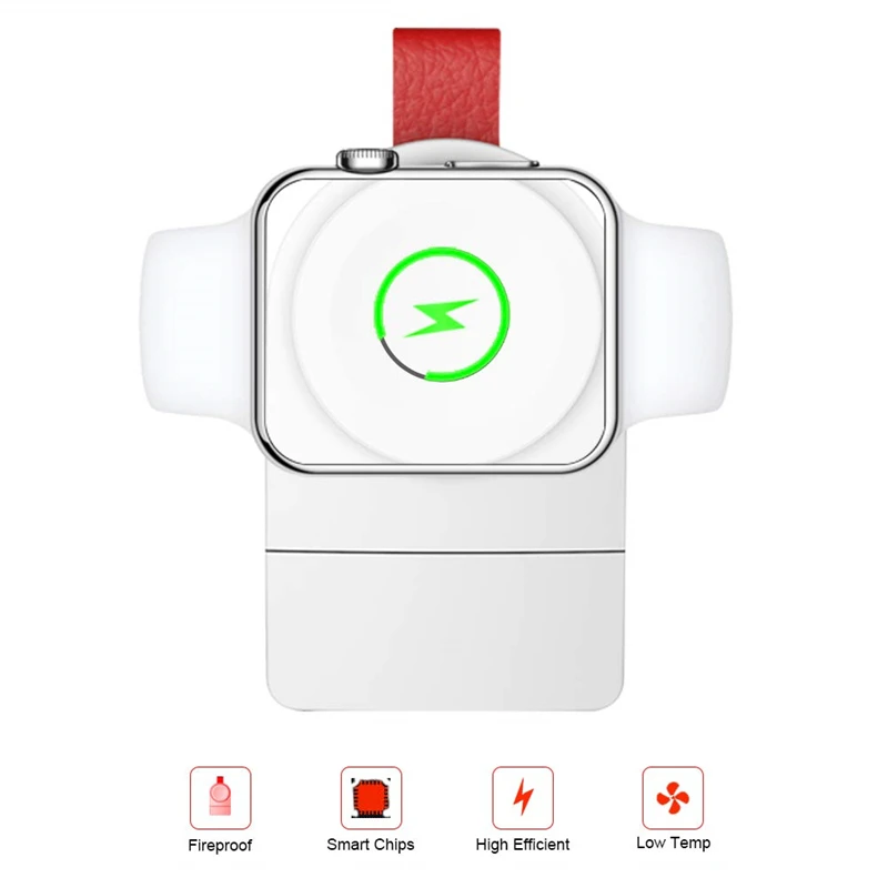 MFi сертифицированное магнитное Беспроводное зарядное устройство для Apple Watch Series 1 2 3 4 Портативная зарядка через Usb Индукционная подставка для зарядного устройства IWatch