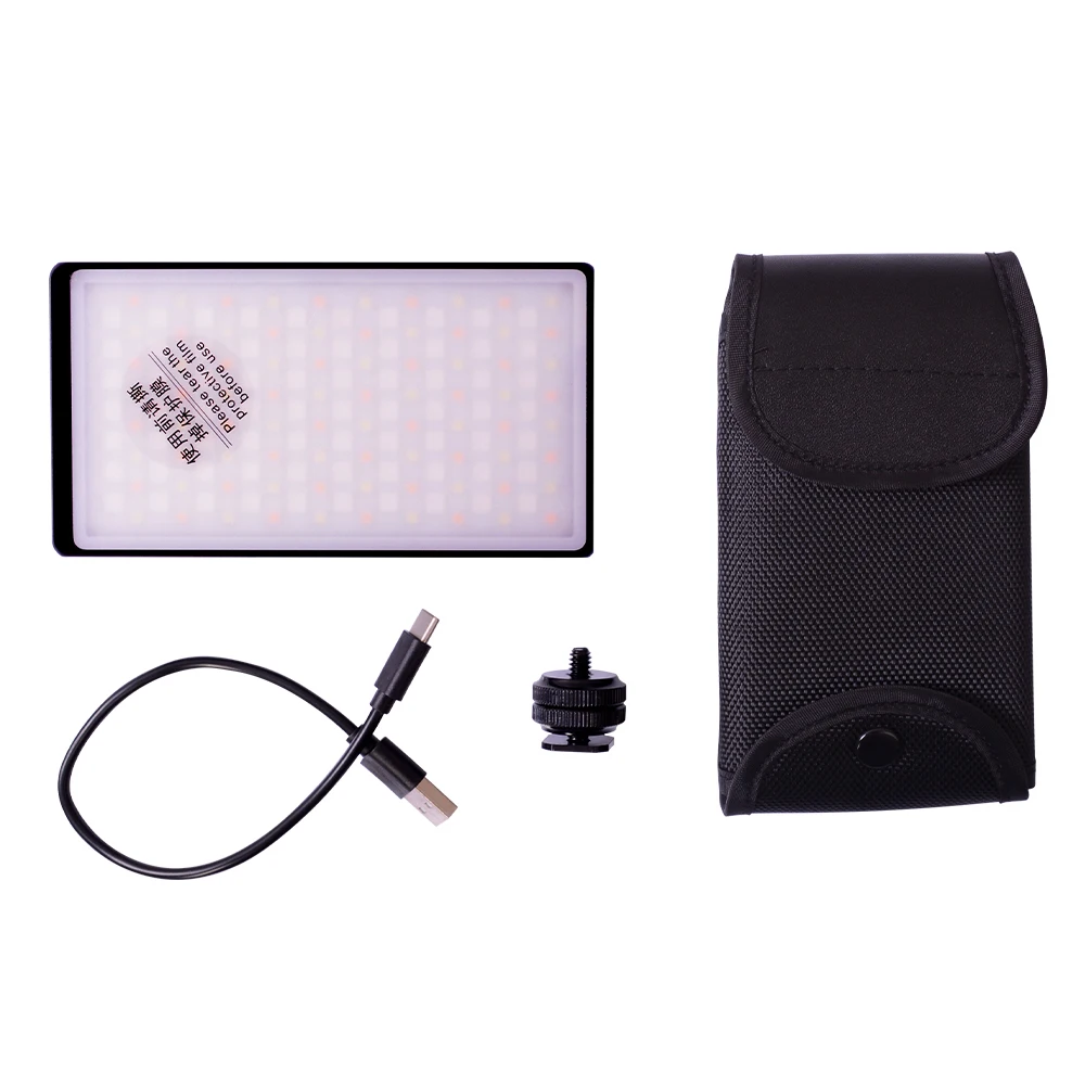 DF YY150 RGB светодиодный 12 Вт 2500 к-8500 к с регулируемой яркостью cct-цвет ультра тонкий панельный светильник для видеосъемки DSLR YouTube Фото Студийный светильник