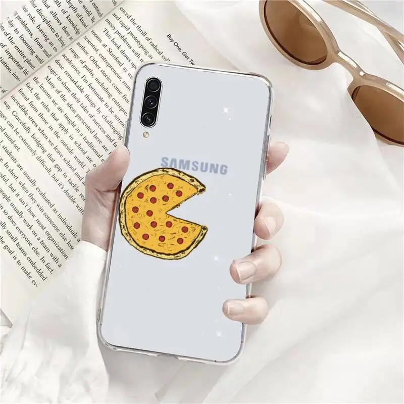 

cartoon pizza best friends Phone Case Transparent for Samsung A71 S9 10 20 HUAWEI p30 40 honor 10i 8x xiaomi note 8 Pro 10t 11