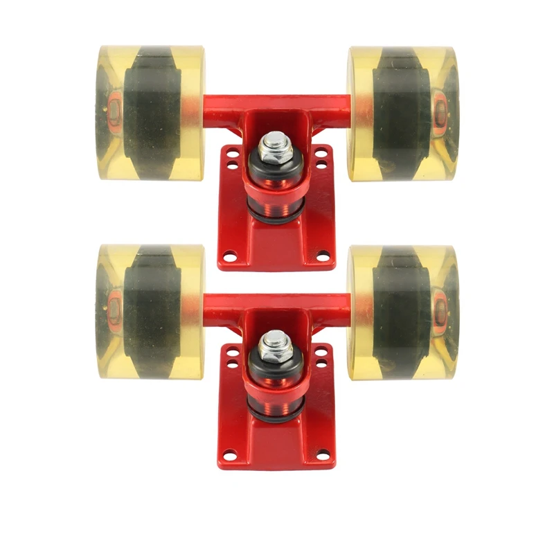 Лидер продаж! 2 комплекта колесиков для скейтборда из алюминиевого сплава 3 25