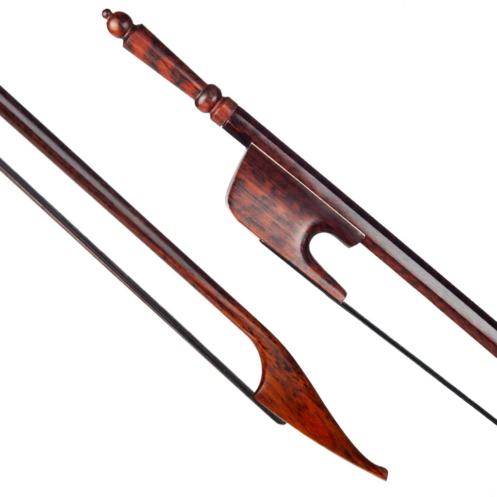 Vintage Baroque Style Violin Bow 4/4 Snakewood Bow Black Horsehair W/ Long Screw Well Balance Bow