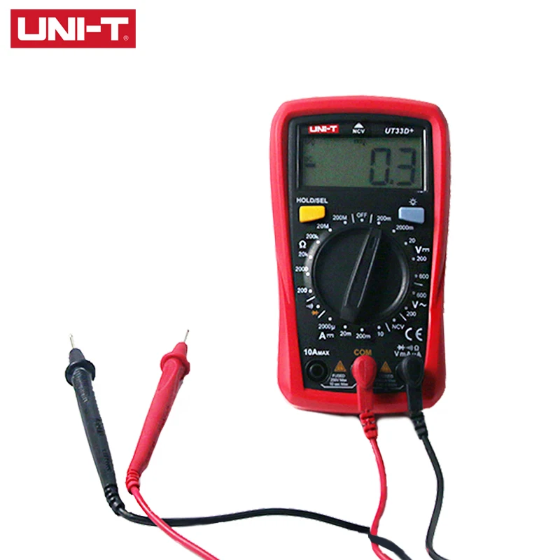 UNI T UT33A + UT33B UT33C UT33D цифровой мультиметр постоянного/переменного тока/постоянного