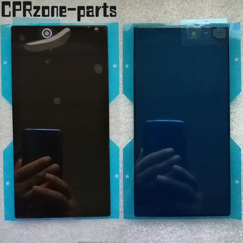 Оригинальный белый черный и фиолетовый чехол для Sony Xperia Z Ultra XL39h XL39 задняя крышка
