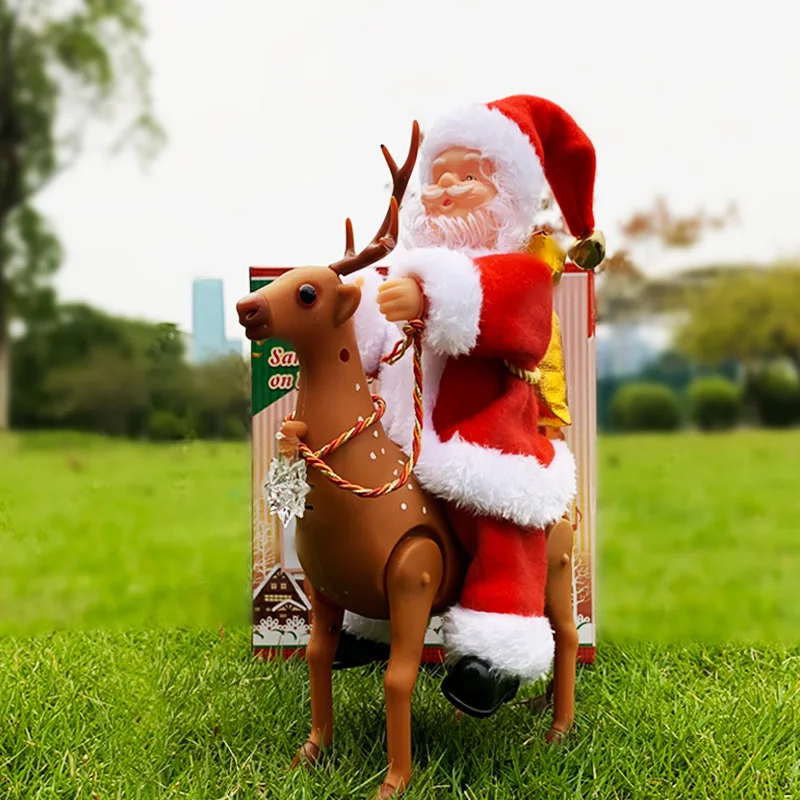 

Dancing Singing Santa Christmas Decorations Christmas Toy Doll Battery Operated Musical Moving Figure PAK55