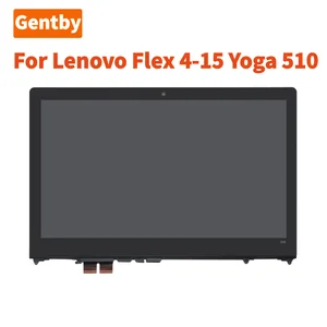 new 15 6 inch for lenovo flex 4 15 4 1570 4 1580 yoga 510 15 fhd led lcd touch screen digitizer assembly 1920x1080 free global shipping