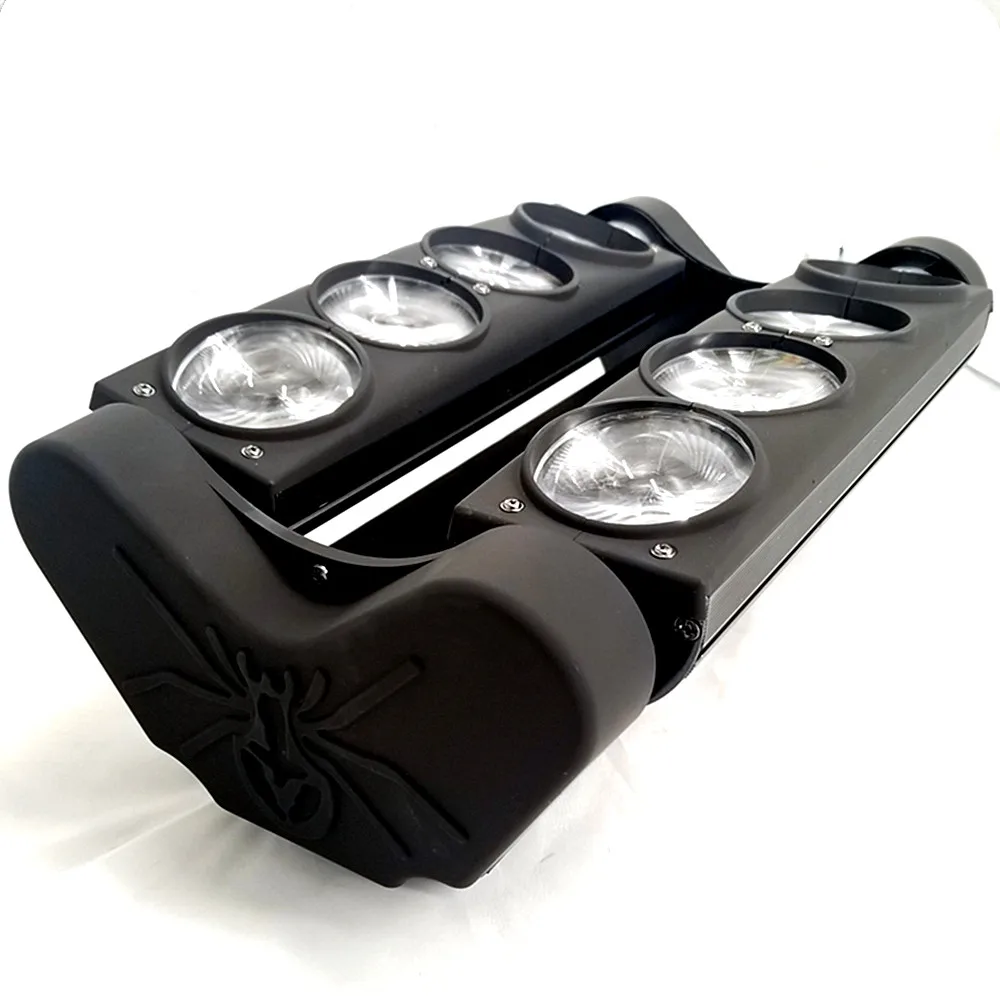 Новый движущийся светодиодный светильник паук 8x15 Вт 4в1 RGBW Led вечерние DJ ing Beam Moving