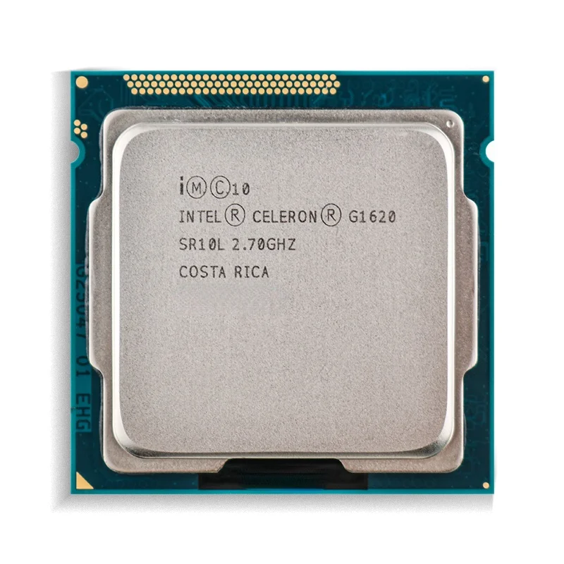 Процессор Intel Celeron G1620 для ПК двухъядерный процессор 2 Мб кэш-памяти 55 Вт 8 ГГц LGA 1155