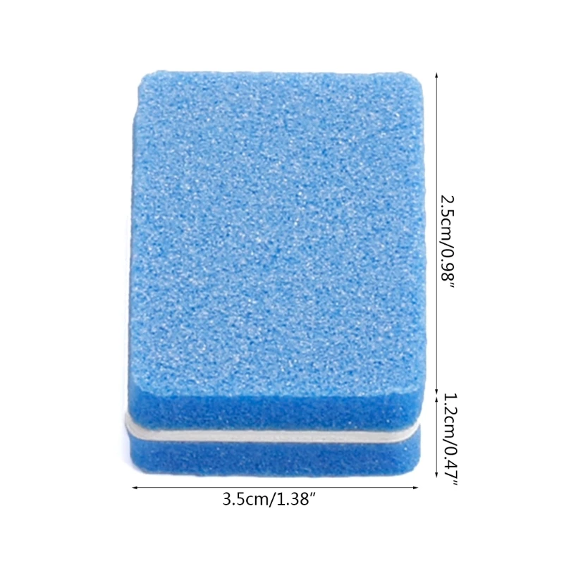 

M4YA 10pcs Double-sided Mini Nail File Blocks Colorful Nails Polish Sanding Buffer Strips Polishing Manicure Tools