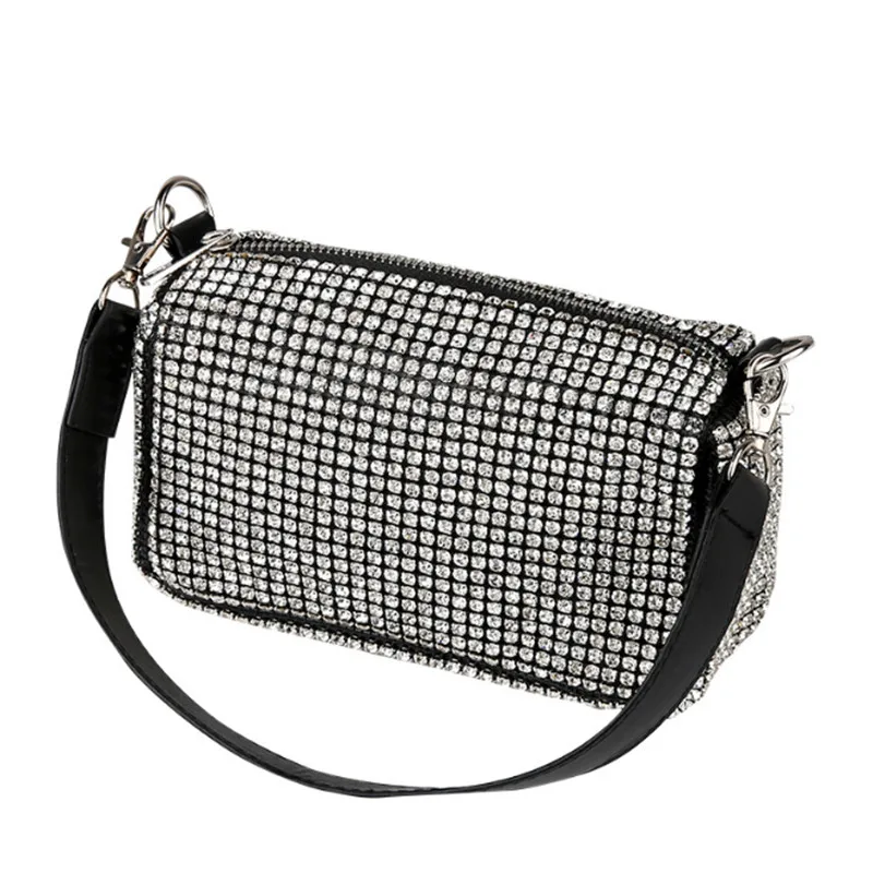 Женская сумка с бриллиантами Новая Винтажная Сумка клатч кристаллами для