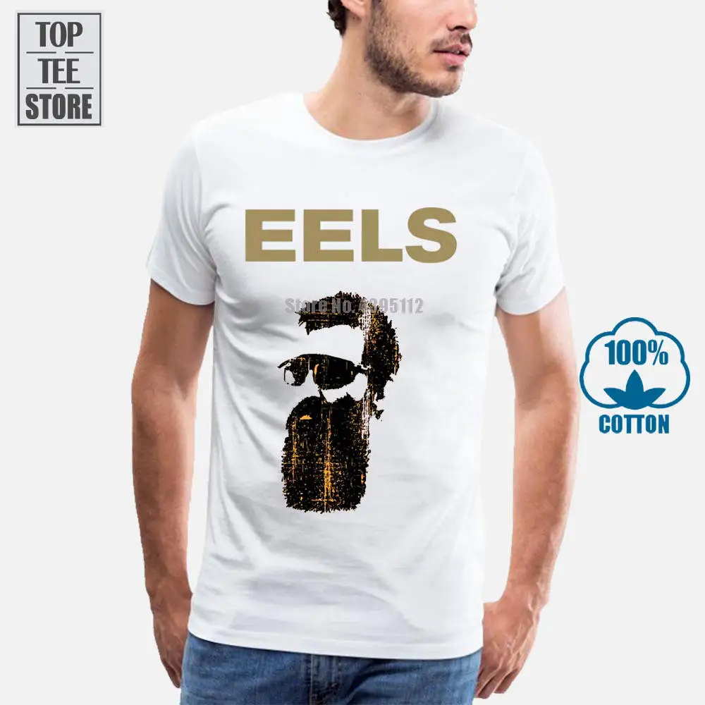 Мужская футболка с буквенным принтом Eels S M L Xl 2Xl 3Xl надписью E intre Rock 2019 | одежда
