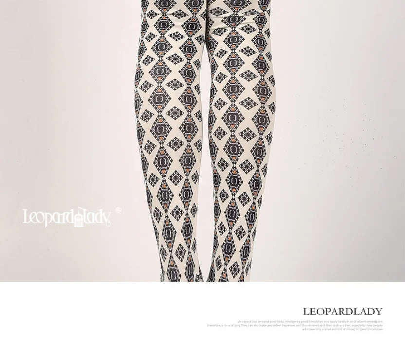 High Quality Womens Creative pattern stockings geometric print tights new designs pantyhose spring and autumn ladies