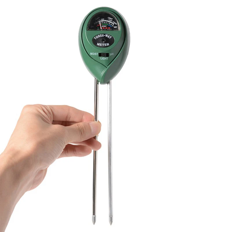 

Soil PH Meter 3-In-1 Soil Tester Kits With Moisture Light and PH Test for Garden Farm Lawn No Battery Needed Measurement