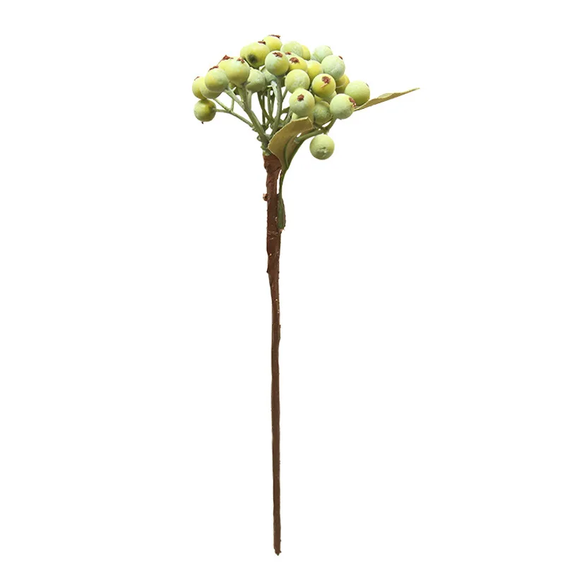 

10Pcs/lot PE Foam Fruit Artificial Plants Berries Simulation Cherry Branches Simulation Olives Home Christmas Decorative Berry