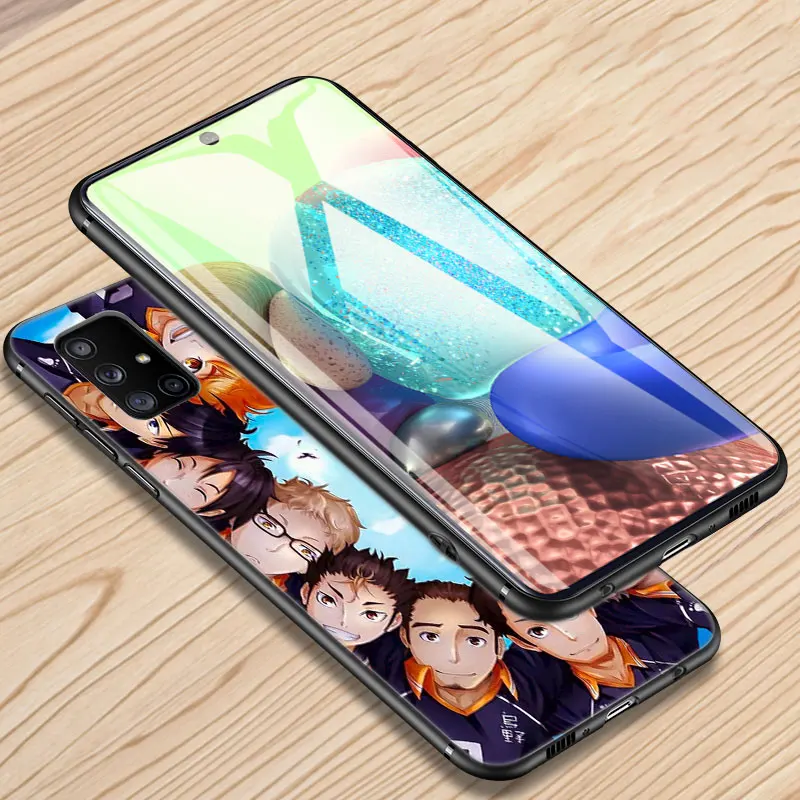 Anime Haikyu Phone Case For Samsung Galaxy A02 A21 A52 S A13 A22 A32 A33 A53 5G A11 A12 A31 A50 A51 A70 A71 A72 Black Cover images - 6