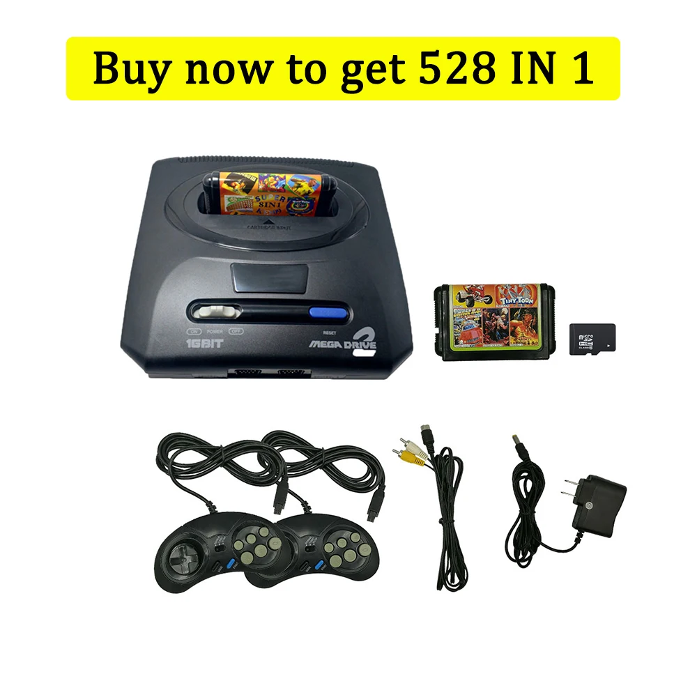 

16 bit Video Game Console with US and Japan Mode Switch AV-out for Original Handles Export Russia with 300 500 600 Classic Games
