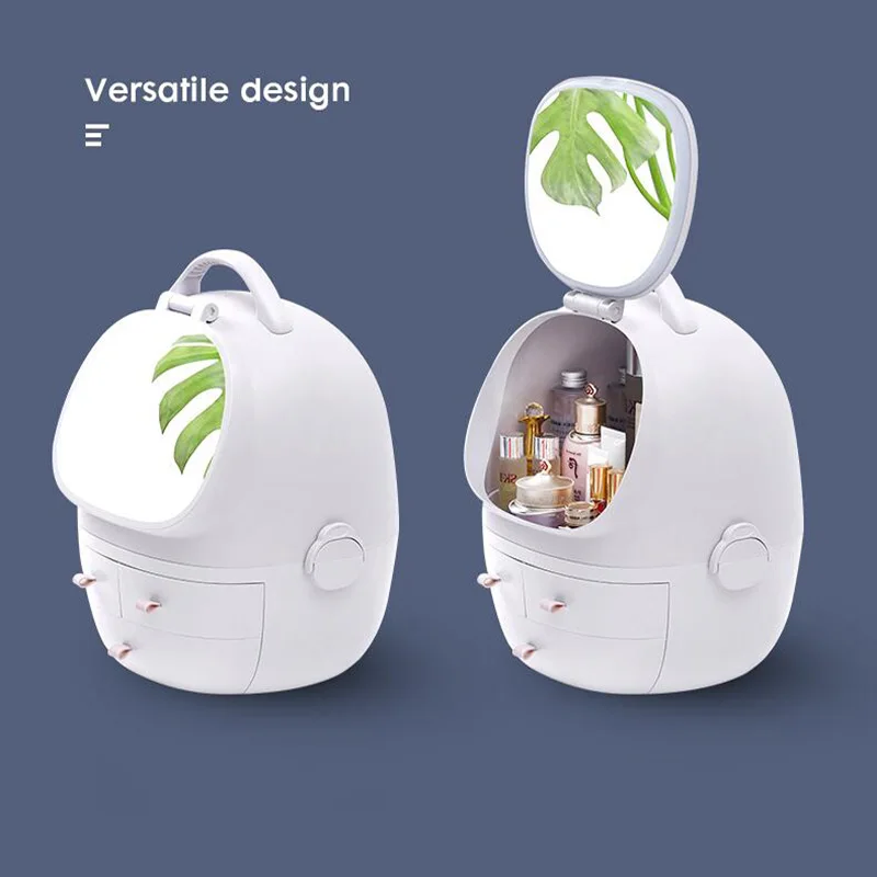 Коробка для хранения косметических зеркал со светодиодсветильник коробка