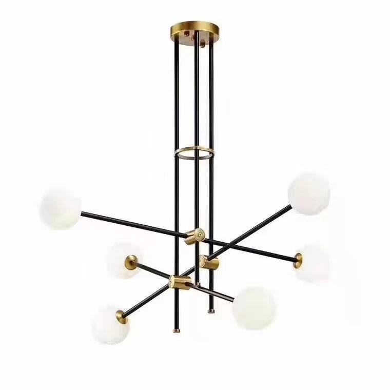 Magic Bean LED Chandelier American Simple Line Creative Personality
Molecular for Living Room Bedroom Restaurant Nordic Lights