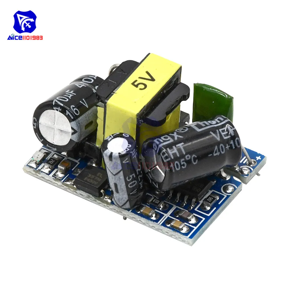 Diymore AC 110V 220V DC/DC 5V 700mA трансформатор модуль DC понижающий преобразователь вниз