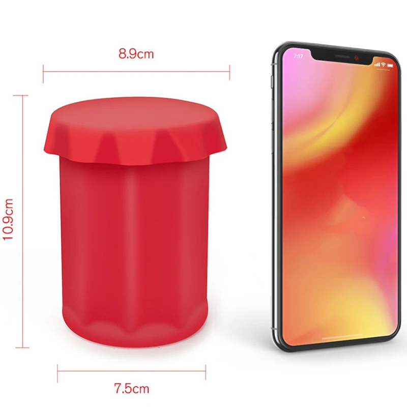 Лидер продаж 1 шт. большая силиконовая чашка для красного льда большой кубик