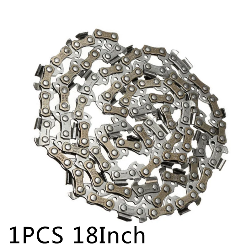 

1/3 шт., 18 дюймов, 45 см, 62 звена, цепная пила, полотно пилы 3/8 дюйма, LP 0,050 дюйма, манометр, детали для резки дерева и цепной пилы