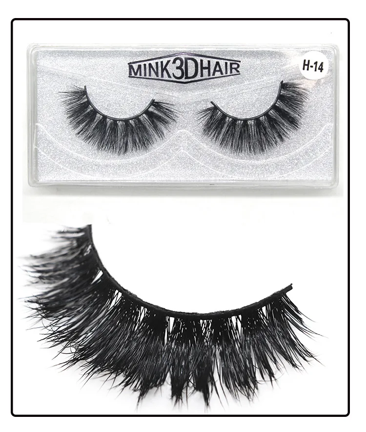 1 пара сексуальных трехмерных накладных ресниц из норки натуральные густые