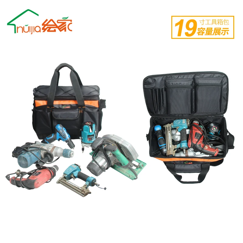 

Hard bottom kit large multi-function Oxford cloth repair after-sales electrician canvas canvas shoulder kit kit